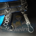 Capa para Piscina Super 7,0 x 4,0m PP/PE Cinza/Preto Cobertura Proteção +56m+56p+3b